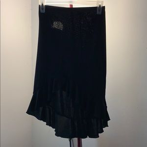 Forever 21 Pencil Skirt w/Ruffle Bottom